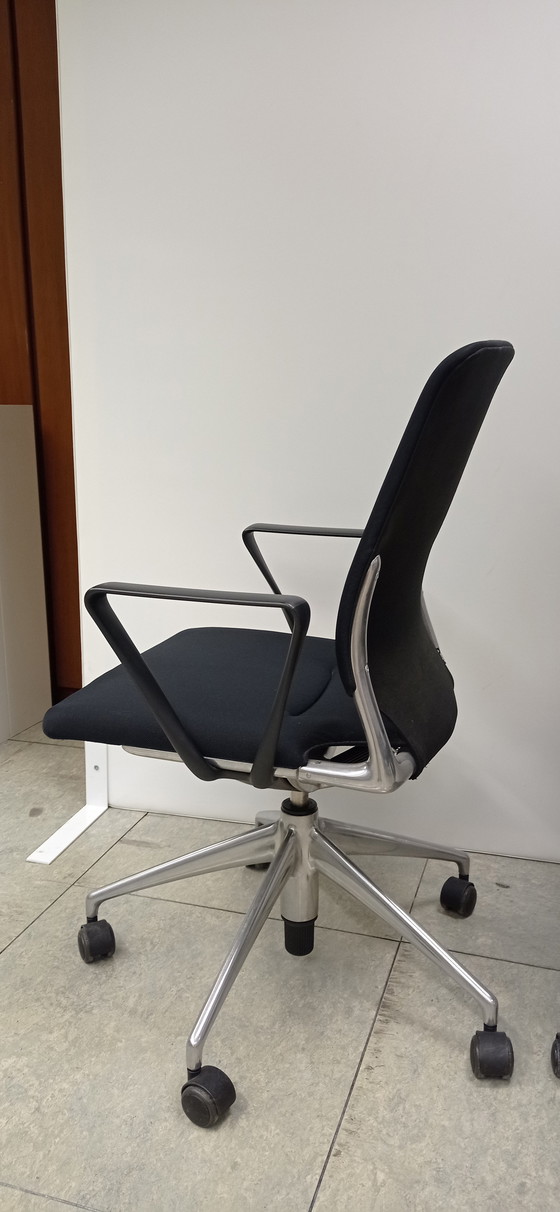 Image 1 of 2x Vitra Meda Chairs design Alberto Meda