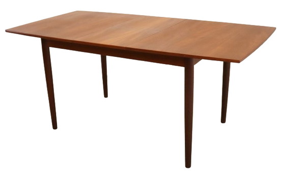 Image 1 of Rectangular extendable dining room table 'Haule' vintage