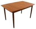 Table de salle à manger rectangulaire extensible 'Haule' vintage