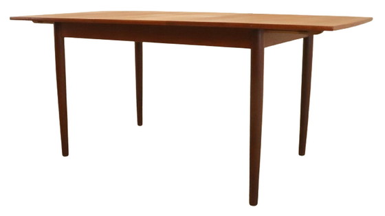 Image 1 of Rectangular extendable dining room table 'Haule' vintage