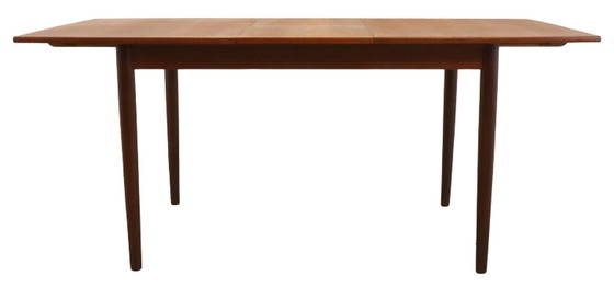 Image 1 of Rectangular extendable dining room table 'Haule' vintage