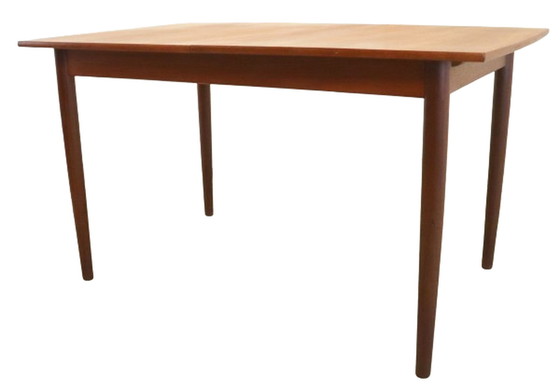 Image 1 of Rectangular extendable dining room table 'Haule' vintage