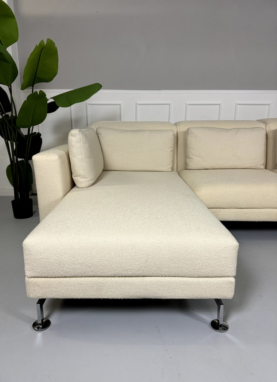 Image 1 of Brühl Moule corner sofa fabric sofa couch relax function