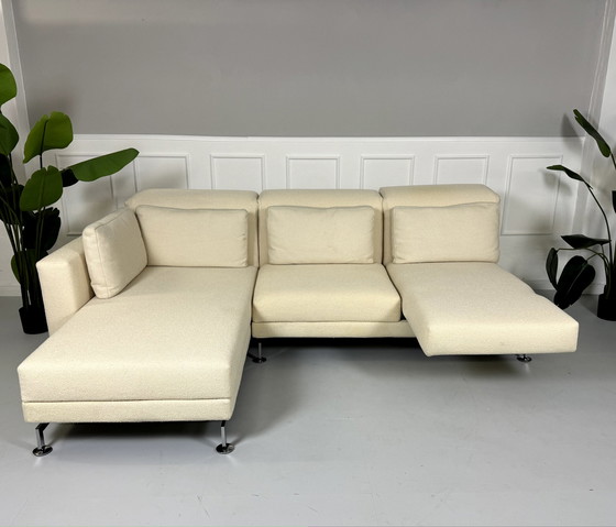 Image 1 of Brühl Moule corner sofa fabric sofa couch relax function