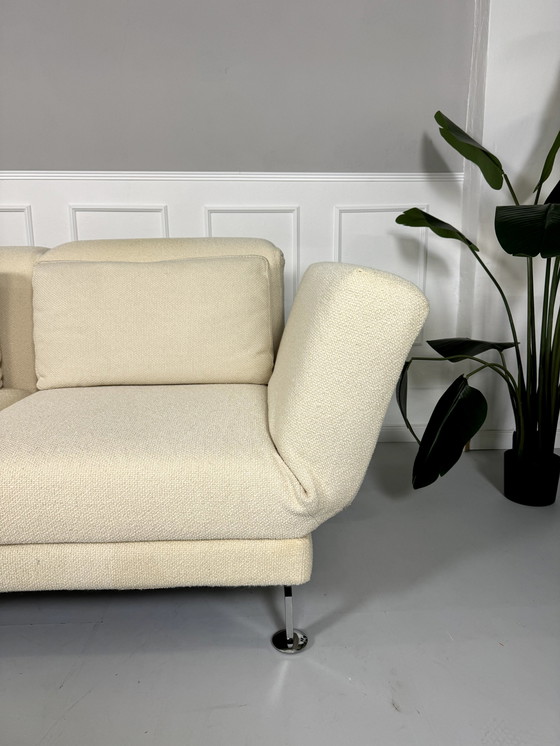 Image 1 of Brühl Moule corner sofa fabric sofa couch relax function