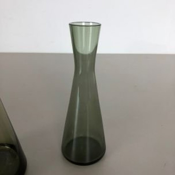 Image 1 of Vintage pair of 2 Turmalin Vases by Wilhelm Wagenfeld for WMF, Germany 1960s