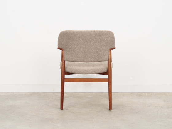 Image 1 of Oak Armchair, Danish Design, 1960S, Designer: Ejner Larsen & Aksel Bender Madsen, Production: Fritz Hansen