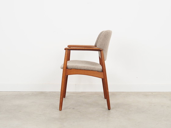 Image 1 of Oak Armchair, Danish Design, 1960S, Designer: Ejner Larsen & Aksel Bender Madsen, Production: Fritz Hansen