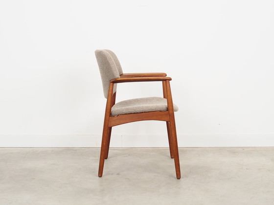 Image 1 of Oak Armchair, Danish Design, 1960S, Designer: Ejner Larsen & Aksel Bender Madsen, Production: Fritz Hansen