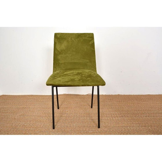 Image 1 of Set of 6 vintage chairs CM145 by Paulin, 1954s