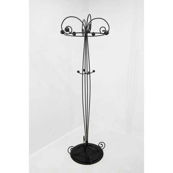Image 1 of Vintage wrought iron coat rack, Italy 1980