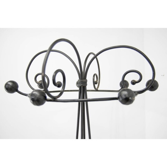 Image 1 of Vintage wrought iron coat rack, Italy 1980