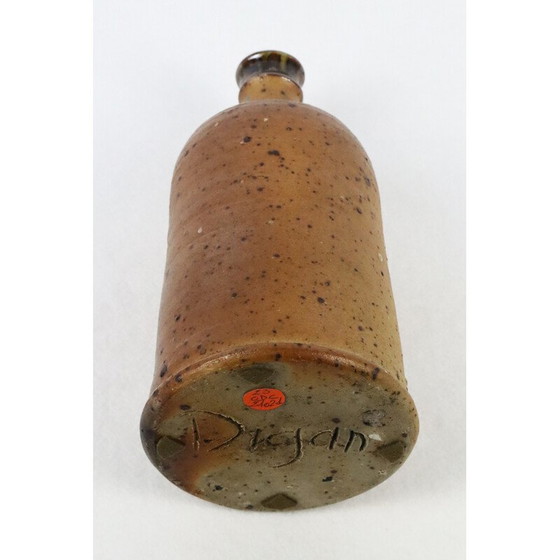 Image 1 of Vintage stoneware bottle by Pierre Digan, 1950