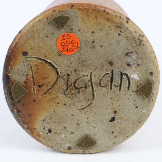 Image 1 of Vintage stoneware bottle by Pierre Digan, 1950