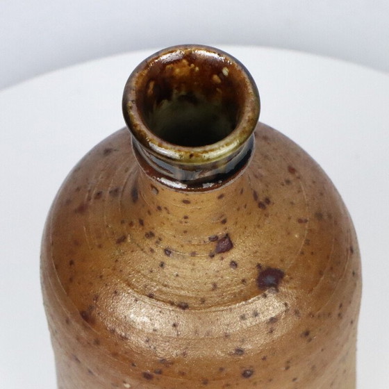 Image 1 of Vintage stoneware bottle by Pierre Digan, 1950