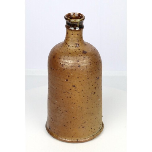 Vintage stoneware bottle by Pierre Digan, 1950