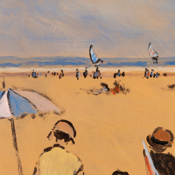 Image 1 of Henri Saint Clair (1899-1990) - Scène de plage