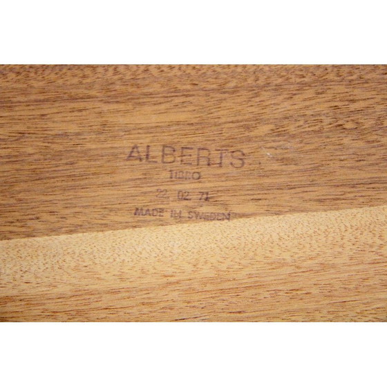 Image 1 of Pair of vintage teak bedside tables by Albert Larssons for Tibro, 1960