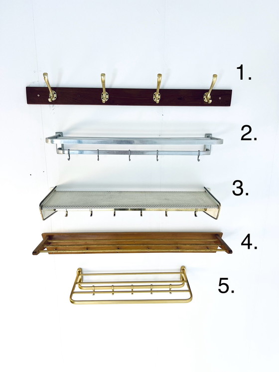 Image 1 of 5x wall coat rack