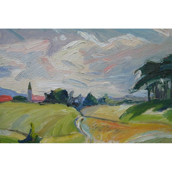 Image 1 of Dipinto d'epoca di Georg Nilsson, Svezia 1960