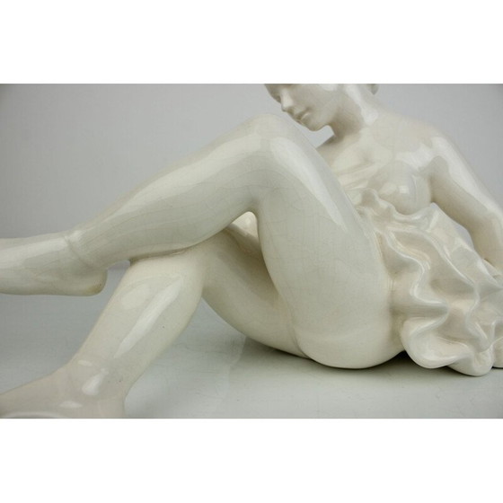 Image 1 of Vintage porcelain "ballerina" statue, Czechoslovakia 1962