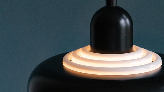 Image 1 of Black Retro Pendant Lamp By Knud Christensen