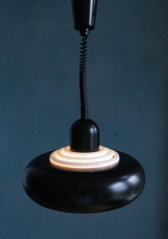 Image 1 of Black Retro Pendant Lamp By Knud Christensen