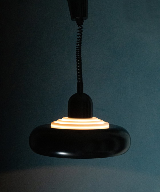 Image 1 of Black Retro Pendant Lamp By Knud Christensen