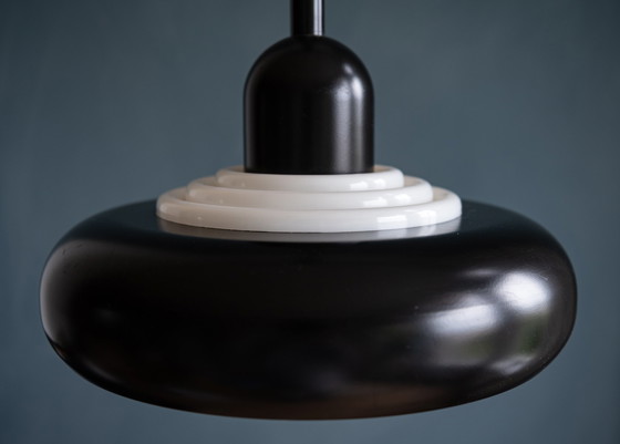 Image 1 of Black Retro Pendant Lamp By Knud Christensen