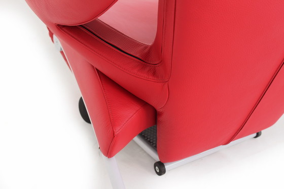 Image 1 of WK Wohnen multifunctional Relax Chair, Armchairs "Solo" by Prof. Heiligen in Leather