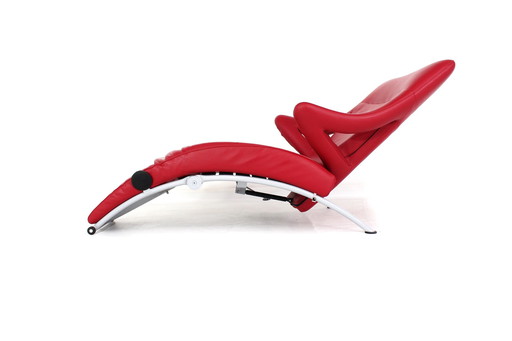 WK Wohnen multifunctional Relax Chair, Armchairs "Solo" by Prof. Heiligen in Leather