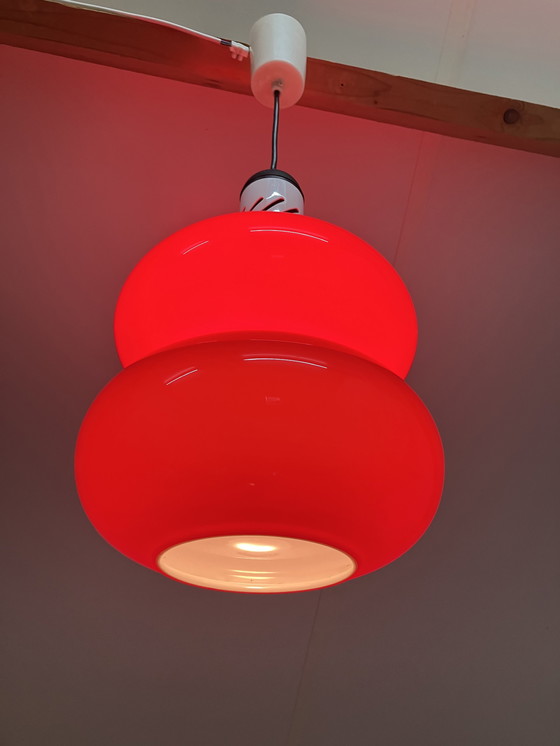 Image 1 of Herwig and Frank Sterckx Glasfabriek De Rupel 1970 pendant lamp