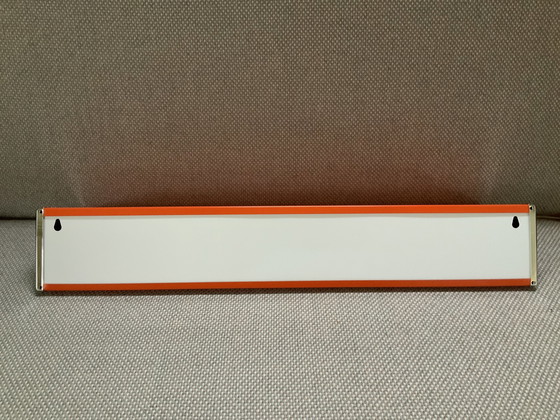 Image 1 of Brabantia Orange and Chrome Metal Towel Rack