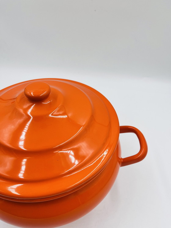 Image 1 of Orange Soup tureen and ladle