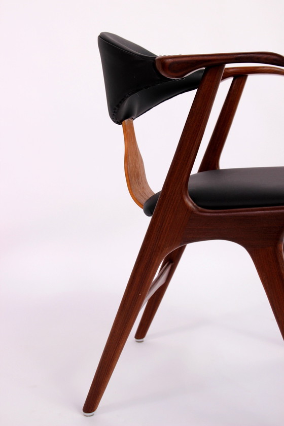 Image 1 of AWA Dining Table Chairs by Louis Van Teeffelen