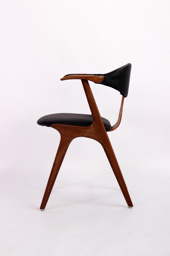 Image 1 of AWA Dining Table Chairs by Louis Van Teeffelen