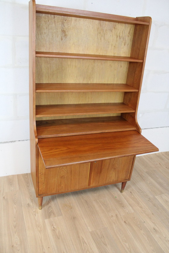 Image 1 of Teak multipurpose bookcase 1960 Denmark