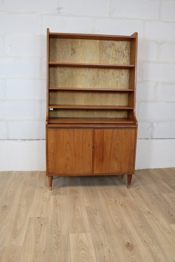 Image 1 of Teak multipurpose bookcase 1960 Denmark