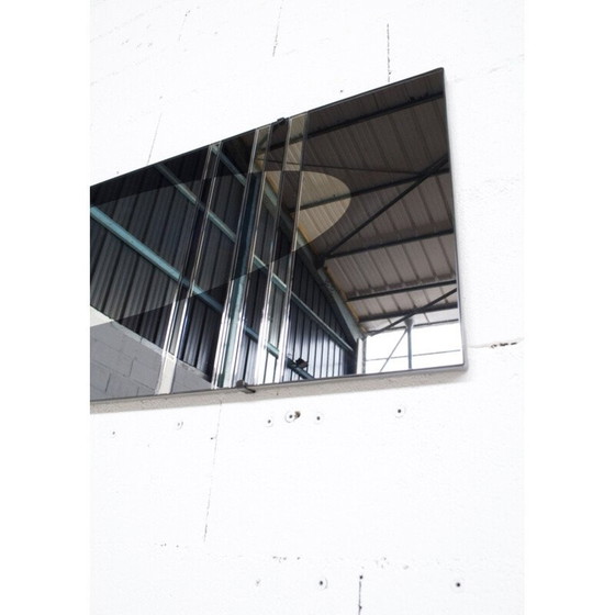 Image 1 of Specchio rettangolare in vetro vintage di Jacques Hitier e Marly Frères per Bordeaux, 1950