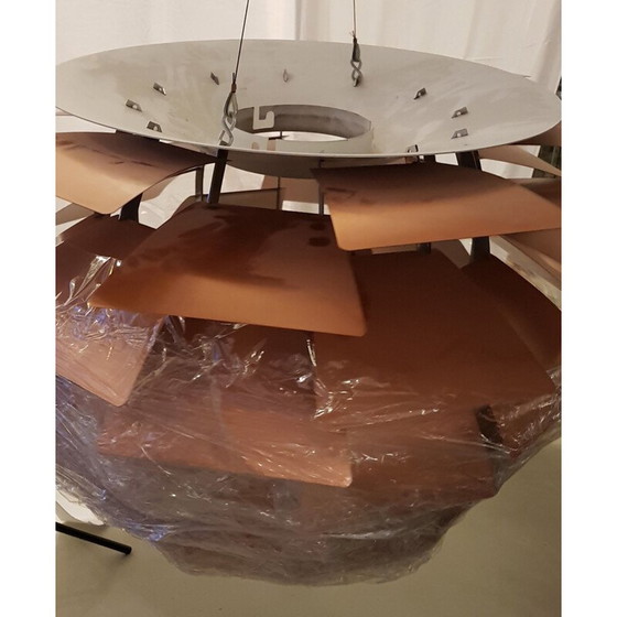 Image 1 of Lampada vintage Carciofo in rame rosa di P. Henningsen 