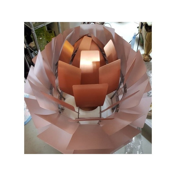 Image 1 of Lampada vintage Carciofo in rame rosa di P. Henningsen 