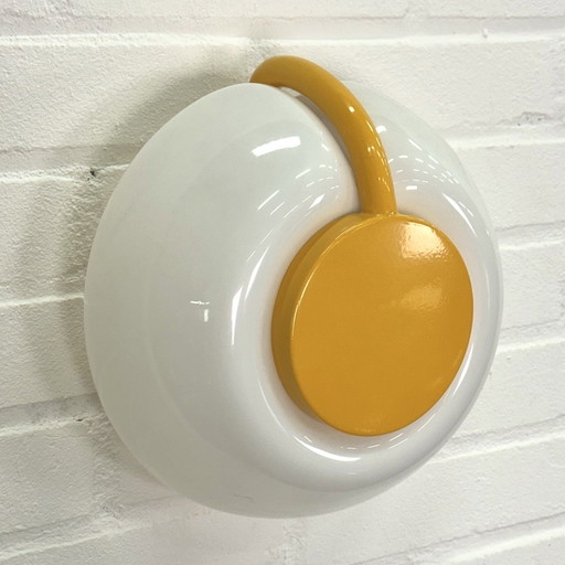 Yellow Wall Lamp Model 1197 By Martinelli Luce By Elio Martinelli