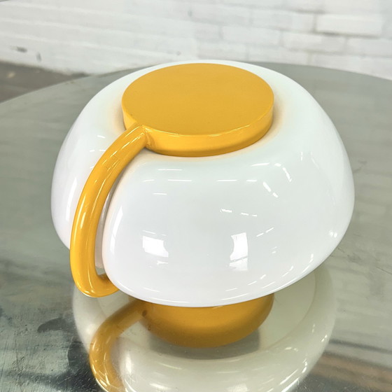 Image 1 of Yellow Wall Lamp Model 1197 By Martinelli Luce By Elio Martinelli