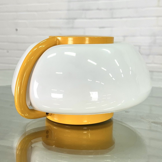 Image 1 of Yellow Wall Lamp Model 1197 By Martinelli Luce By Elio Martinelli