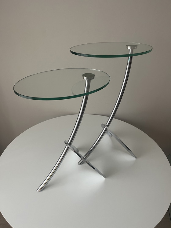 Image 1 of 2x Metaform Papillon side tables