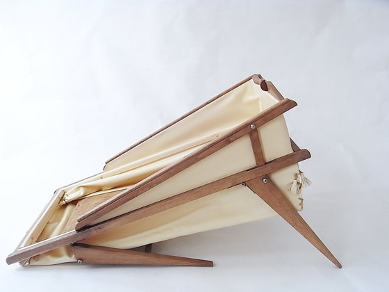 Image 1 of Crib, travel cot, foldable, 1960S