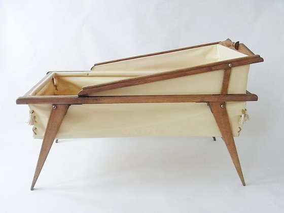 Image 1 of Crib, travel cot, foldable, 1960S