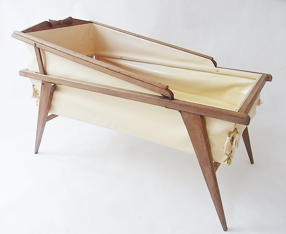 Image 1 of Crib, travel cot, foldable, 1960S