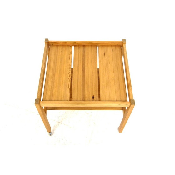 Image 1 of Vintage pine serving table by Yngve Ekström, Sweden 1970s