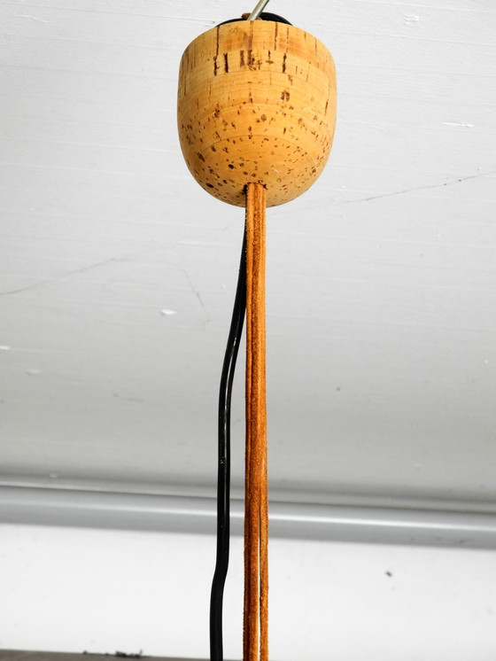 Image 1 of Very Rare Large 1970S Cork Ceiling Lamp By M-Design | Design By Willhelm Zanoth And Ingo Maurer